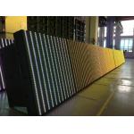 Outdoor Scrolling LED Variable Message Signs Single Pillar Long Life Span