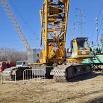 Used 180T Construction Crawler Crane For Lifting Heavy Obstacles And Rescue Equipment for sale