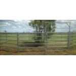 Six Bars Heavy Duty Metal Oval RailPortable Cattle Panels For Au for sale