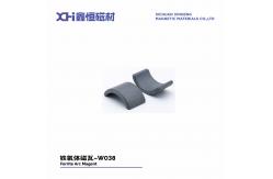 China Anisotropic Circular Arc Permanent Magnet Ferrite For Automotive Motors W038 supplier
