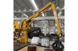 China Customized Folding Boom Scrap Material Handler Peel Grab 19 Mpa supplier
