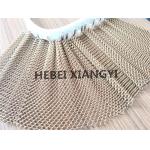 6mm Wire Mesh Curtains Decoration Light Weight Flexible Aluminum Chain Link Coil Metal Shower for sale