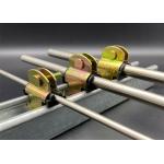 Custom Finish hdg eg pg Unistrut Channel Cushion Clamps for sale
