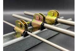 China Pregalvanized 1-3/4'' Custom Strut tpe Cushion Clamps supplier