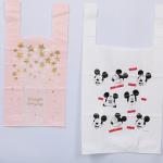 Compostable T Shirt Bags 12x25cm Backpack Pouches 100% Eco Friendly