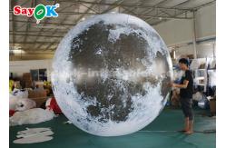 China 3m Giant Advertising Inflatable Lighting Decoration Moon Globe Ball supplier