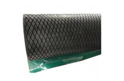 China Herringbone Pattern Belt Conveyor Pulley Lagging Diamond Groove Rubber Pulley Lagging Sheet supplier