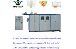 China High Speed Milk Tea Cup Thermoforming Machine with PLC Control System supplier