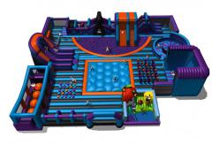 China Funny Inflatable Amusement Park Interactive Sports Games Anti - Ruptured supplier