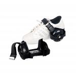YOBANG black Jet Wheelies for Shoes with Adjustable Roller Heel Skates flashing wheels for sale
