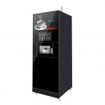 Sheet Metal Tempered Glass Espresso Coffee Vending Machine With Payment System for sale