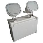 Waterproof Led Rechargeable Twin Spot Emergency Lights With Wall Surface Mounted for sale