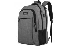 China Anti Theft Slim Travel Laptop Backpack With USB Charging Port supplier