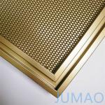 Crimped Brass Decorative Wire Mesh Grilles for Furniture Door for sale