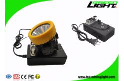 China PC Recharegable LED Tunnel Light Cap Lamp 2.2Ah Lithium Ion Battery 4500lux supplier