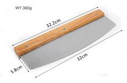 China 3PCS Pizza Peel Shovel Pizza Cutter Set supplier