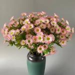 Marguerite Flower Daisy Bouquet Silk Artificial Daisy Flowers Valentines Flowers Wedding Decor Chamomile for sale