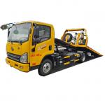 Customized 4X2 FAW 5 Tons Tow Trucks Wrecker Truck  Langing Flat Bed Truck for Rescue for sale