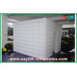 Inflatable Photo Booth Hire Attractive Inflatable Photo Booth Led Light With One Door Logo Printing for sale
