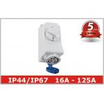 220V 380V Electrical Socket Outlets with Industrial Switch Interlock for sale