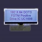 STN Type 192x64 Resolution Graphic LCD Module Yellow + Green Color 19264 Dots for sale