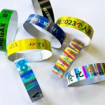 Adjustable Plastic Glitter Laser Wristband for Event Concert Music Festival