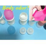 50ml 60ml essential oil body odor Underarm Skin Care Plastic HDPE Deodorant Antiperspirant plastic Roll on Bottle for sale