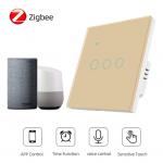 Smart Zigbee Switch Gold EU / UK Standard 220V Wall Switch App Contorl