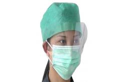 China Disposable Antiviral Hygiene Mask With Transparent Shield Chemical Resistant supplier