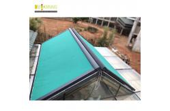 China Polyester Retractable Roof Awning Remote Control Aluminum Retractable Awning Conservatory supplier