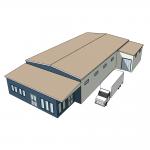 Warehouse Q345b Prefabricated Steel Buildings Bolt Connection for sale