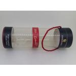 99mm Diameter Clear PVC / Paper Cans Packaging With Rope Handle Spirits