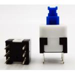 DC12V 0.2A 6 Pin DIP Self Locking On Off Key Switch 7x7
