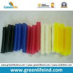 Mini Retractable Light Green Short Coil Tethers