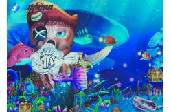 China Magic Sea Interactive Projector Games Painting With Infrared Sensing Radar supplier