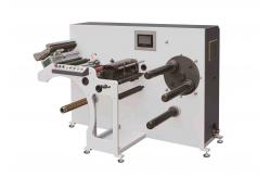 China Automatic High Paper Speed Lable Slitting Cutting And Rewinding Machine supplier