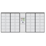 OEM parcel delivery lockers Customized Multi Door Post Box Business Commercial For Rental for sale