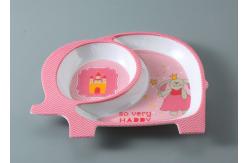 China LFGB 5pc Divided Compartment Melamine Dinnerware Set supplier