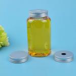 650ml Empty Milk Tea Plastic Beverage Bottle With Aluminum Screw Lid