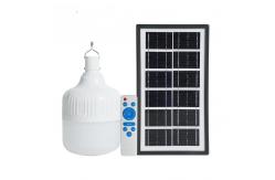 China 80W Waterproof Solar Emergency Light , Solar Emergency Bulb Lamp With Solar Charger supplier