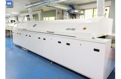 China PLC 400mm PCB SMT Reflow Oven 380V Lead Free 8 Heating Zones supplier