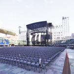 Hot-selling portable concert flooring stadium turf protection flooring event floor for sale