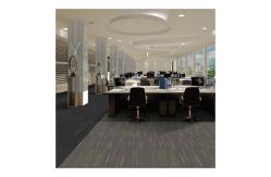 China High Grade Carpet Tiles Office Square Carpet With PVC Backing supplier