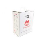 10L Biodegradable disposable white Cardboard box Medical Sharps Box for sale