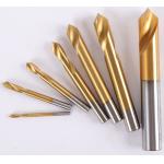 90 Degree Carbide End Mill Countersink Chamfer Drill Bits Center Spotting Titanium Cobalt for sale