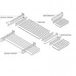 Modern Sunshade Vertical Aluminium Sun Louver For Building Decorative