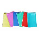 Frosted colored PP cover top metal double spiral bound book printing service for sale
