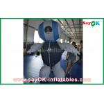 Custom 2mH Oxford Cloth Robot Custom Inflatable Products Blue For Advertising for sale