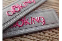 China Sew On Custom Clothing Patches Embossed 3D PVC Logo Patches With Felt Fabric supplier