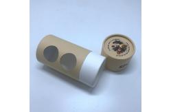 China Biodegradable Food Paper Tube Packaging Fettuccine With Window supplier